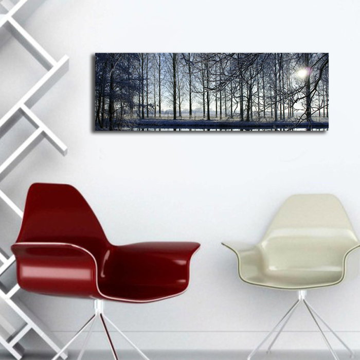 Wallity Lienzo Decorativo Iluminado con LEDs 30 x 90 cm Multicolor